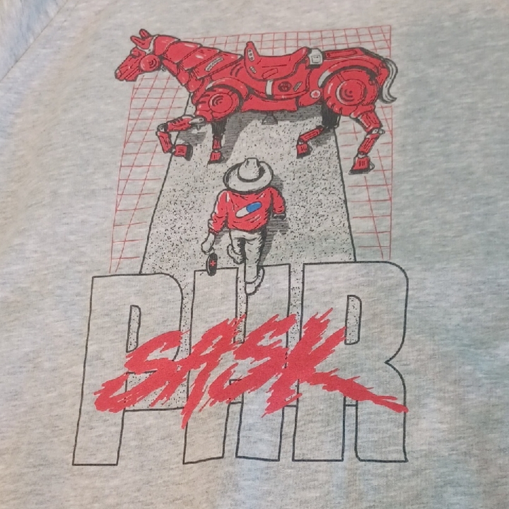 WARM PHR Sask Gray Graphic Men's Sweatshirt 6573